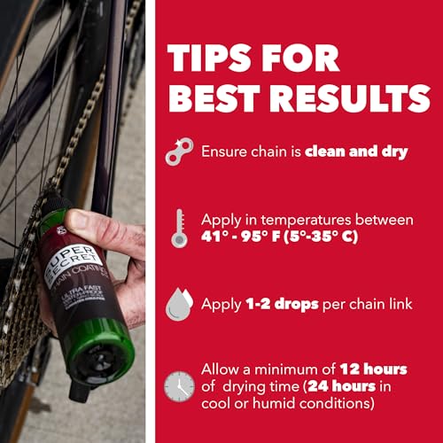 Super Secret Bike Chain Lube - 4oz Liquid Chain Wax for Smooth, Quiet Performance