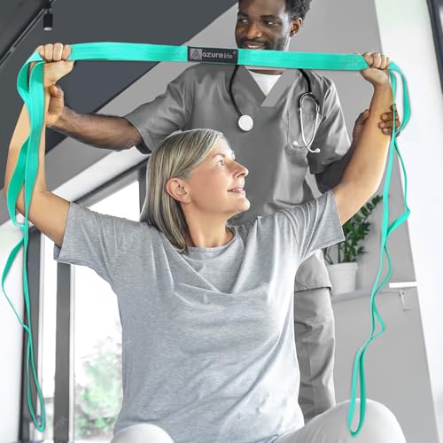 Durable Stretch Strap for Yoga and Physical Therapy - Green