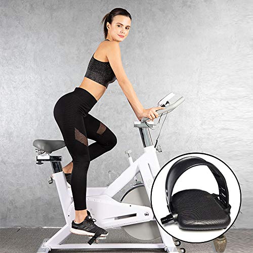 Adjustable Exercise Bike Pedal Straps - 2 Pairs, Non-Slip