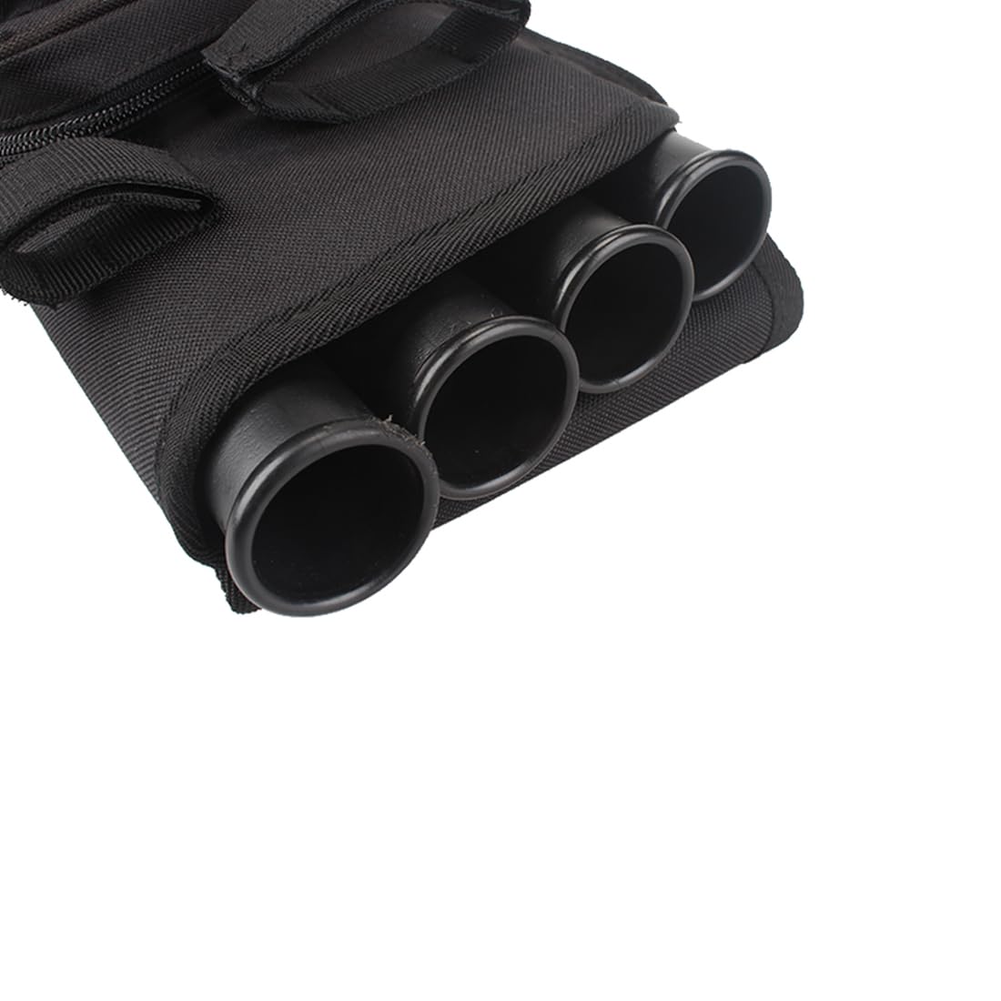 Krayney Multi-function 4-Tubes Back Arrow Quiver Shoulder Hanged Target Shooting Archery Quiver for Arrows Takedown Bow (Black)
