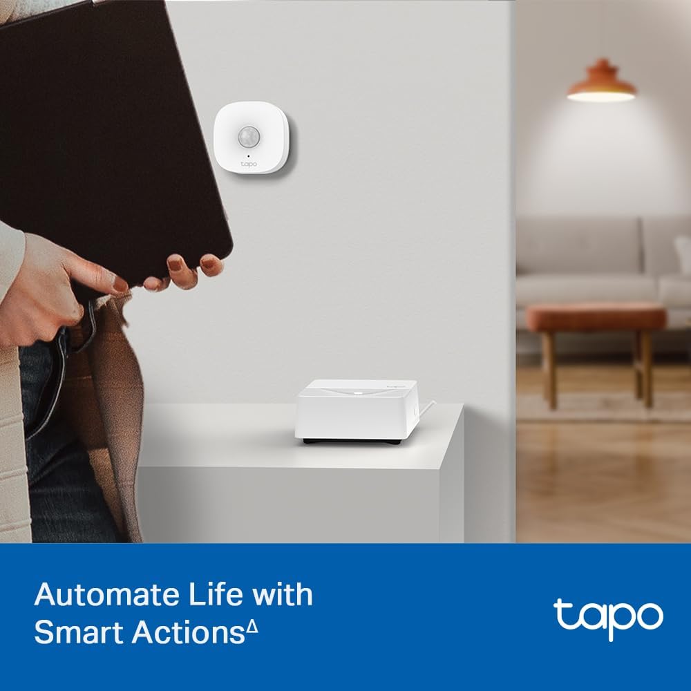 TP-Link Tapo Smart Hub H200 - 64 Device Capacity, Built-In Chime, 512GB Storage