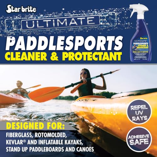Paddlesports Cleaner & Protectant - UV Spray for Kayaks, Canoes, Paddleboards - 22 OZ
