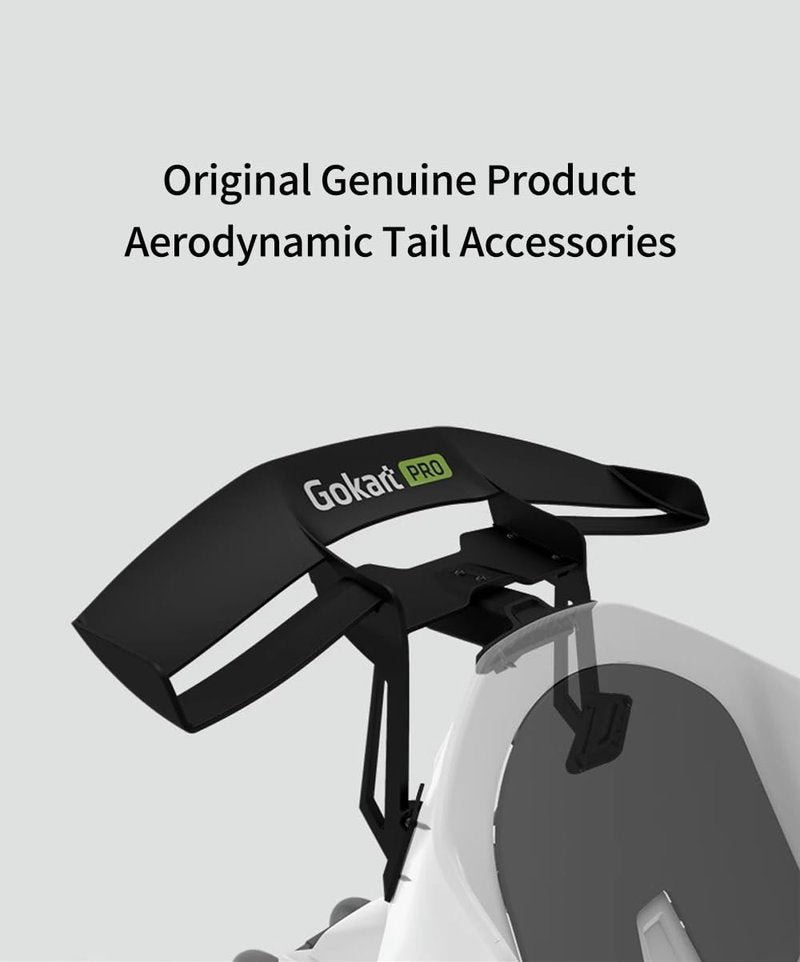 Tail Plastic Protection for Segway Ninebot Gokart PRO Kart Kit Spoiler Rear Wing Installation Refit self Balance Scooter Karting Original Accessories