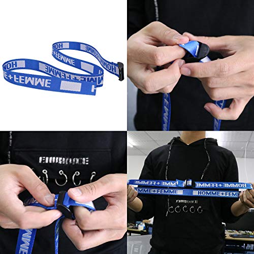 Professional Non-Slip Arm Wrestling Strap - 40" x 1" - Blue