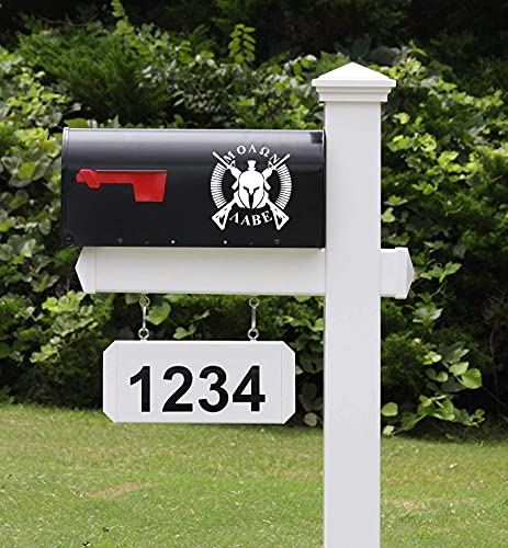 Molon Labe Vinyl Decal - Waterproof Spartan Warrior Sticker for Car or Laptop