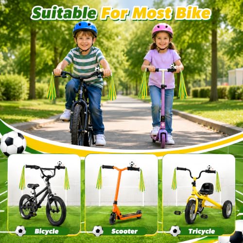 Kids Bike Bell with 2 Bright Streamers - Black