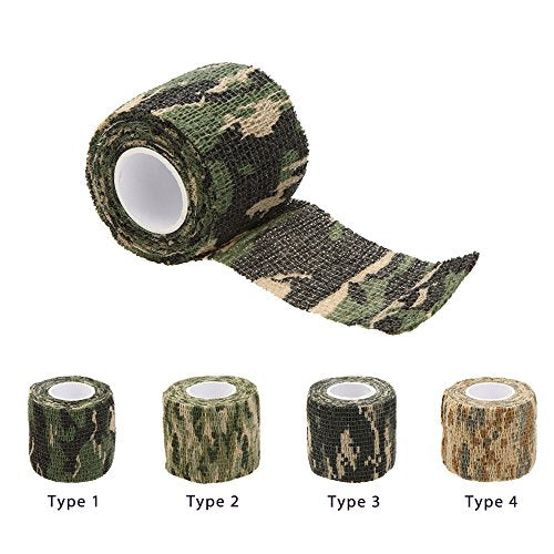Self-Adhesive Camouflage Tape - 5CM x 4.5M Camo Form - Camouflage1
