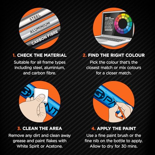 Touch-Up Paint for Bikes - Alpine Blue - 10ml Color-Matched