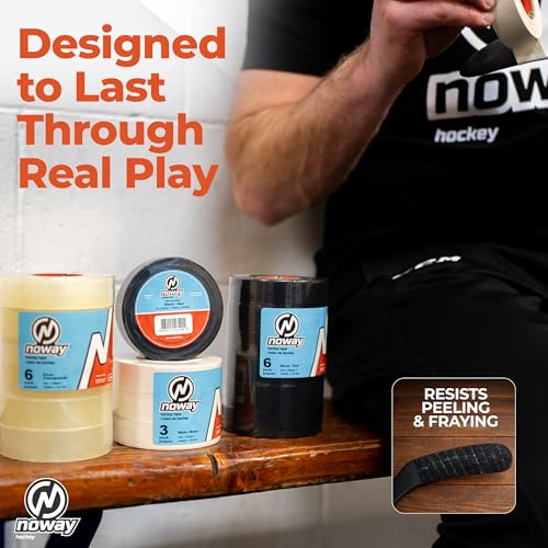 Black Hockey Tape – 1" x 26 Yards, Strong Adhesive, Water Resistant