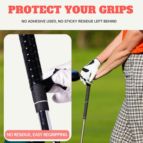 Autrends Black Golf Grip Wrapping Tape 59 Inch, Easy Replacing & Custom Fit