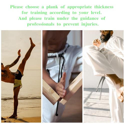 TDIAVH 20mm Martial Arts Breaking Boards for Taekwondo Karate Training Pack of 12