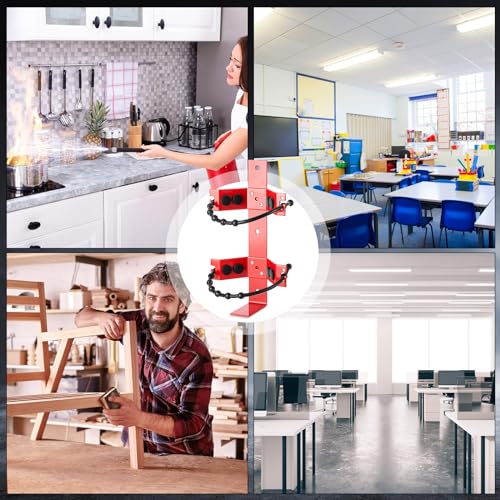 1 Pcs Fire Extinguisher Mount Bracket Adjustable, Supports up to 2.5 and 5lb, Heavy-Duty and Easy Installation, Ideal for Home, Truck, Rv, Boat, Commercial Use, Secure and Durable Holder