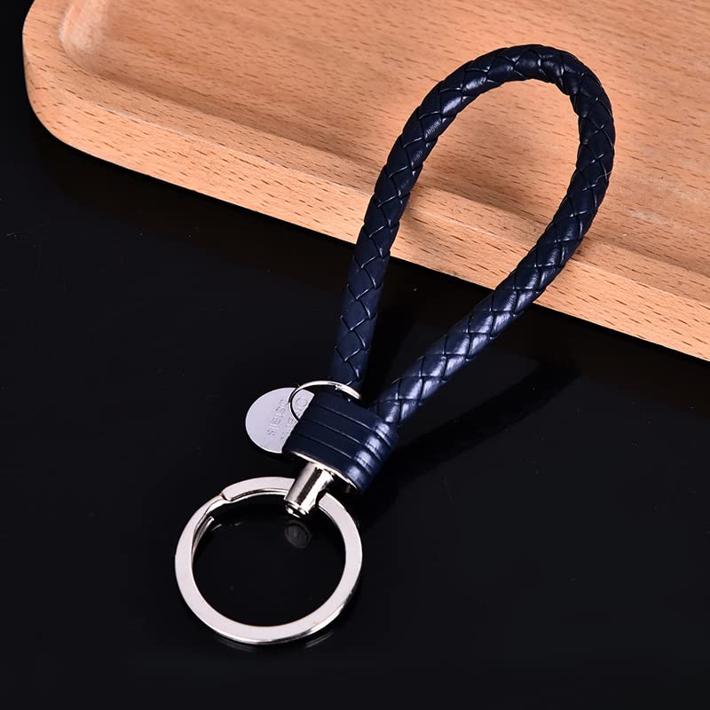 Elastic Equestrian Belt with Bit Buckle & Leather Key Strap - Black