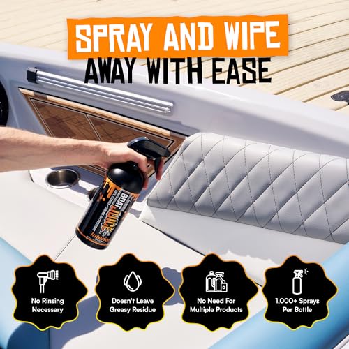 2-in-1 Vinyl Boat Seat Cleaner & UV Protectant Spray - Orange Creamsicle Scent