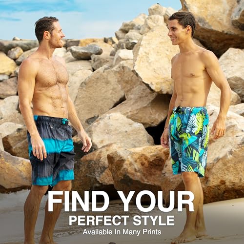 Kanu Surf Men's Legacy Swim Trunks XX-Large Montego Navy - Quick-Dry, UPF 50+