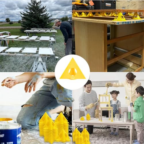 20 PCS Painters Points Painters Pyramid Stands Door Painting Triangles Paint Triangle Stands Paint Cones Pouring Support Tripods Great Holders for Painting Cones Points Stand Paint Pyramids