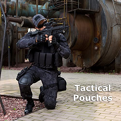 SunForMorning Grey Tactical MOLLE Water Bottle Pouch Hydration Carrier
