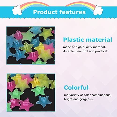 Luminous Bike Spoke Beads - 36PCS Star Clip Decorations