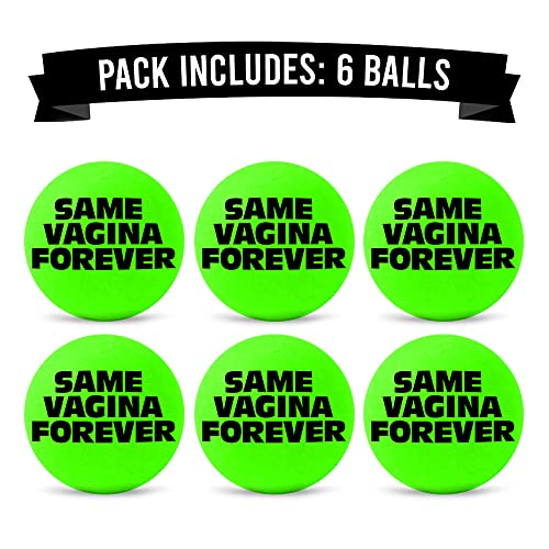 Funny Bachelor Party Beer Pong Balls - 6 Pack Party Favors