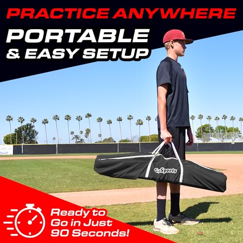7 ft x 7 ft Baseball & Softball Hitting Net - Black Variation