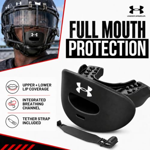 Football Mouthguard with Lip Protection and Breathing Channel