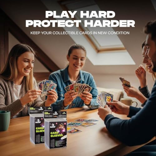 600 Clear Card Sleeves - Ultra Clear Trading Card Protectors