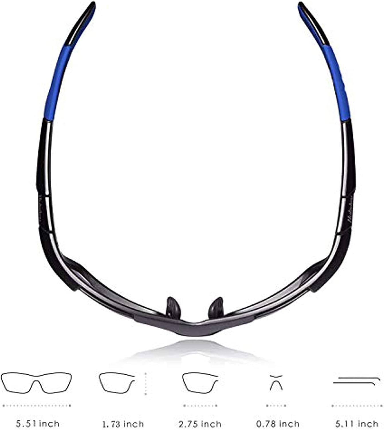 S1 Sport Polarized Sunglasses - Ultimate UV Protection for Men & Women | Ideal for Running & Golf