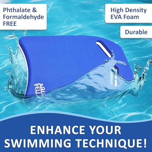 Aquapella Purple Pro Adult Swimming Kickboard - Buoyancy & Training Aid