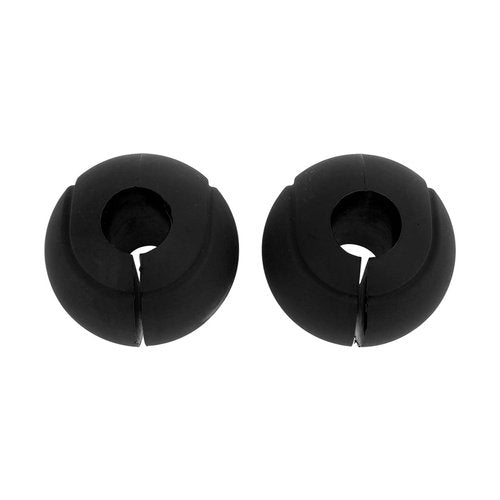 Barbell Grips, Curved Non Slip Silicone Thickened Grip Dumbbell Grips Round Spherical for Arm Muscle Building Fitness Enthusiasts(Black)