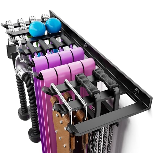 Wall-Mounted Gym Equipment Storage Rack - Medium Size