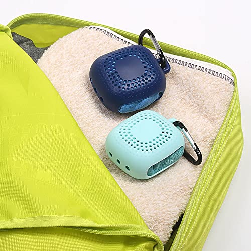 AKOAK Blue Quick Dry Microfiber Travel Towel with Silicone Case - 40cm