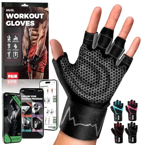 Durable Workout Gloves for Men – Enhanced Grip & Wrist Support
