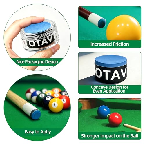 OTAVILEM Blue Billiard Cue Chalk – Premium Pool Chalk for Billiards