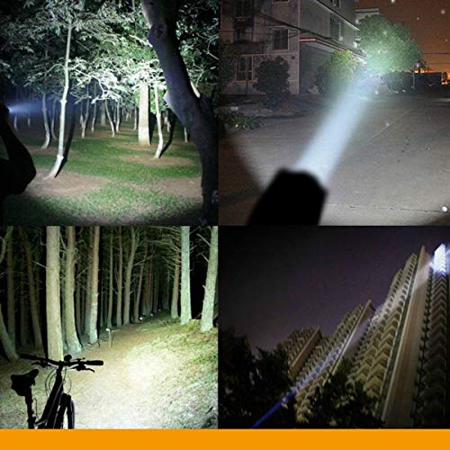 High-Powered LED Flashlight - 1200 Lumens, Zoomable, Waterproof, 5 Modes