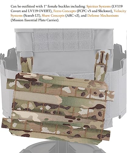 Gadehut Molle Placard Panel for Tactical Chest Rig Plate Carriers