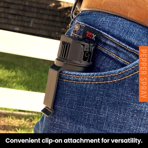 Pepper Power Self Defense Pepper Spray Fogger Black - Compact & Powerful