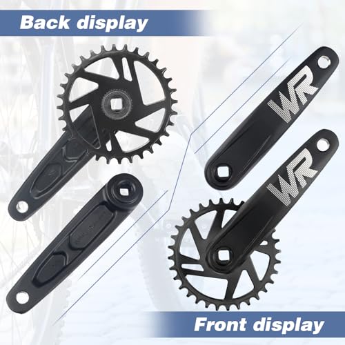 WEEROCK 32T Mountain Bike Crankset with 170mm Alloy Arm for Single & Multi-Speed Bikes