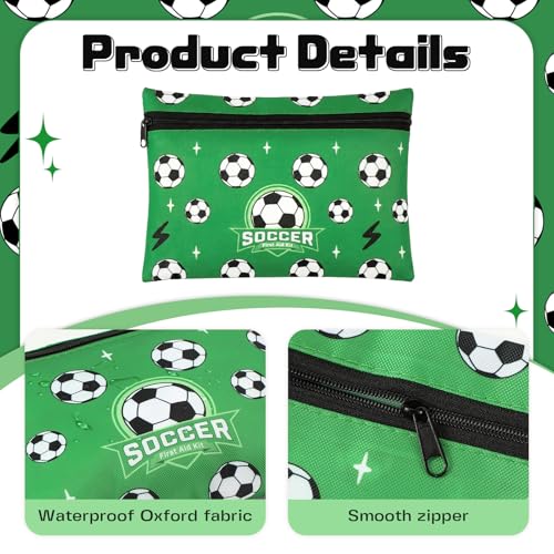 12 Pcs Soccer First Aid Bags - Portable Zipper Pouches for Players & Coaches