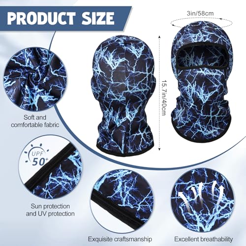 Geyoga 12 Pcs Summer Breathable UV Sun Mask for Men Women - Cooling Balaclava, Helmet Liner, Motorcycle & Fishing Gear (Mixed/Classic)