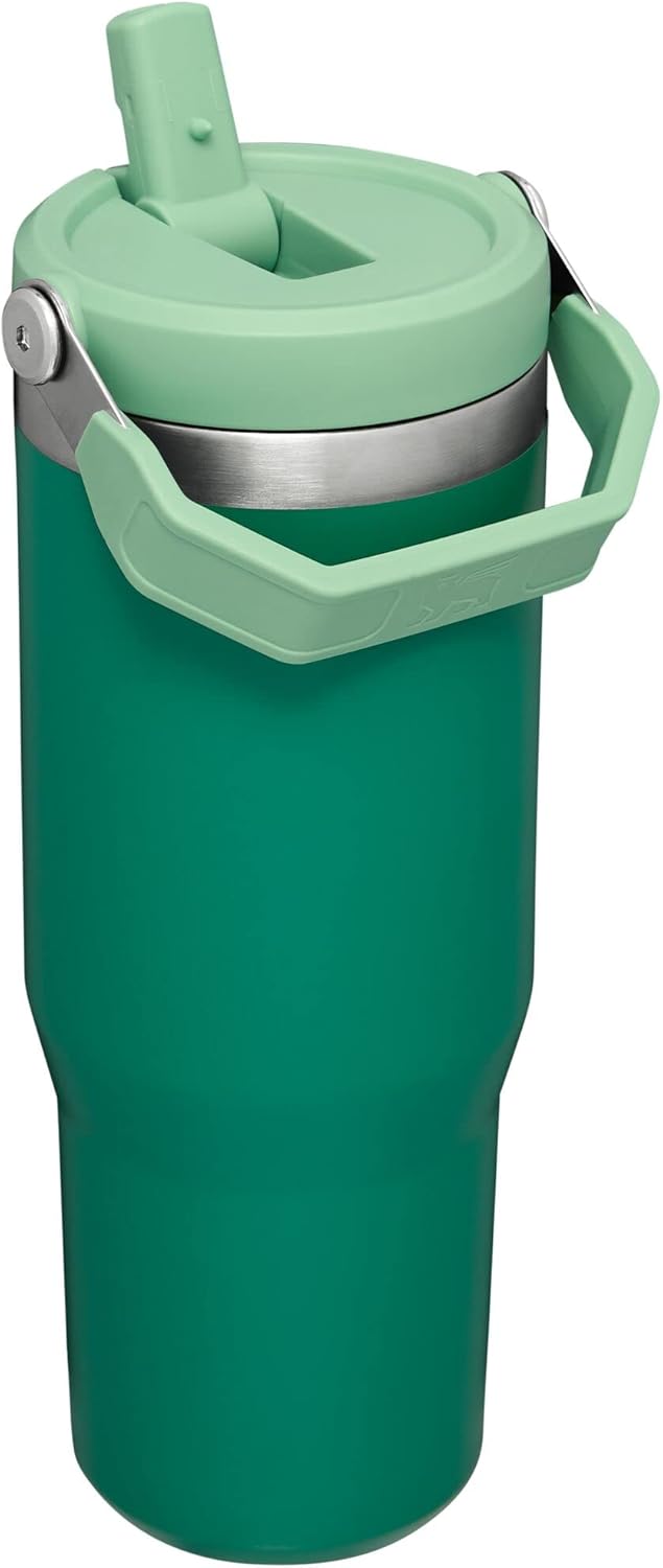 Stanley IceFlow 30 oz Flip Straw Tumbler - Insulated Stainless Steel, Leak Resistant, BPA-Free | Alpine Color