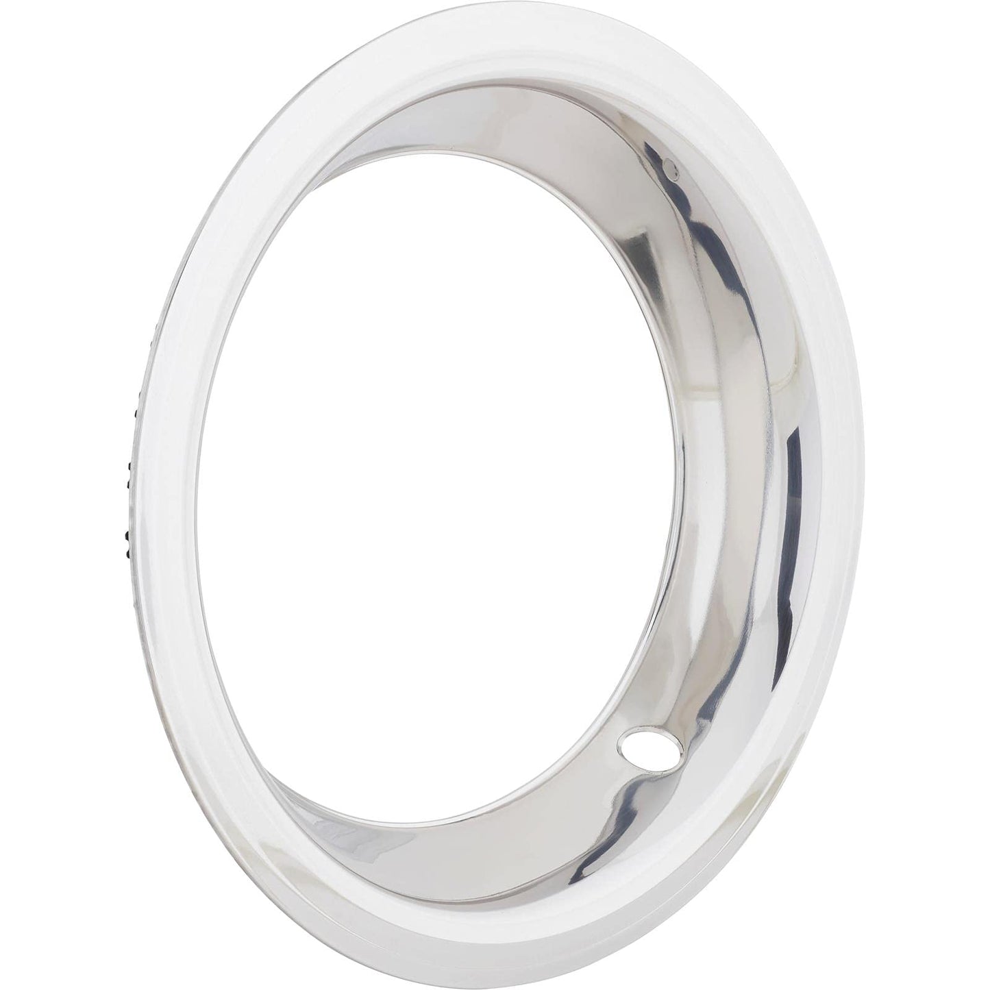 Speedway Motors Stainless Steel Trim Beauty Ring, Designed to Fit 15 Inch Speedway Motors GM Rally Wheel, 15” x 3” Polished Stainless Trim Ring, Single
