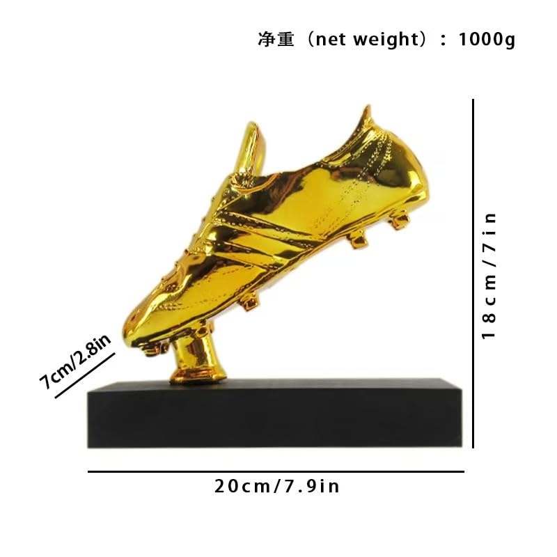 ZEIXITOO Gold Football Trophy - Soccer Award Cup for Fans & Teams