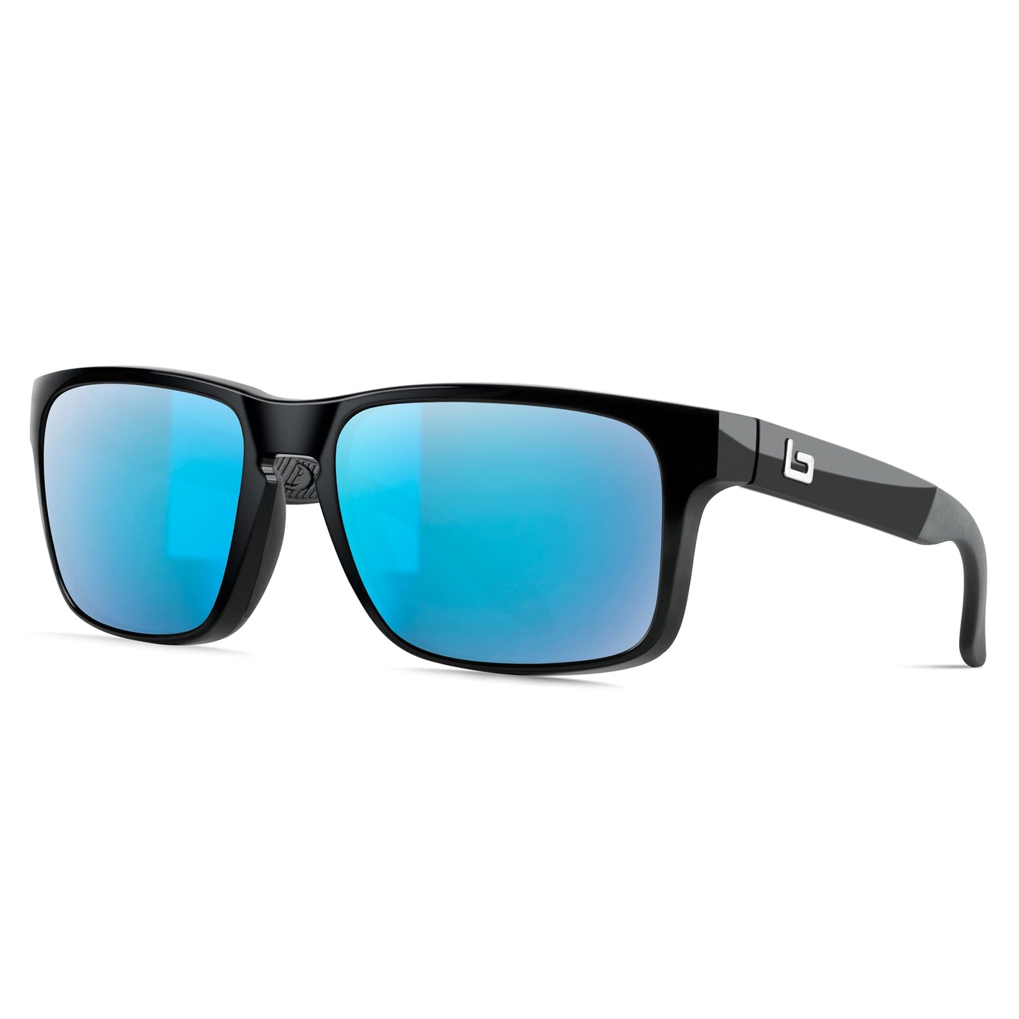 B.N.U.S Italy Made Classic Sunglasses for Men and Women Corning Real Glass Lenses with Polarized Option
