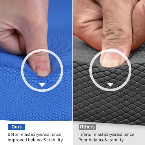 Large Balance Pad for Physical Therapy - Blue L (15.8" x 13.2" x 2")