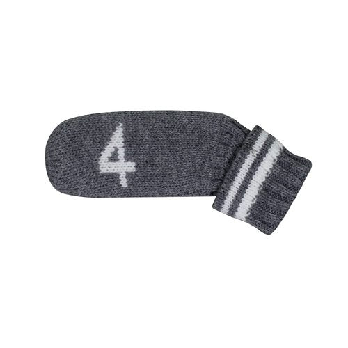 Scott Edward 10 Pcs Iron Golf Club Covers Set Cuteness and Basically Socks Shape Washable & Durable Golf Club Head Protector (Silver Gray)