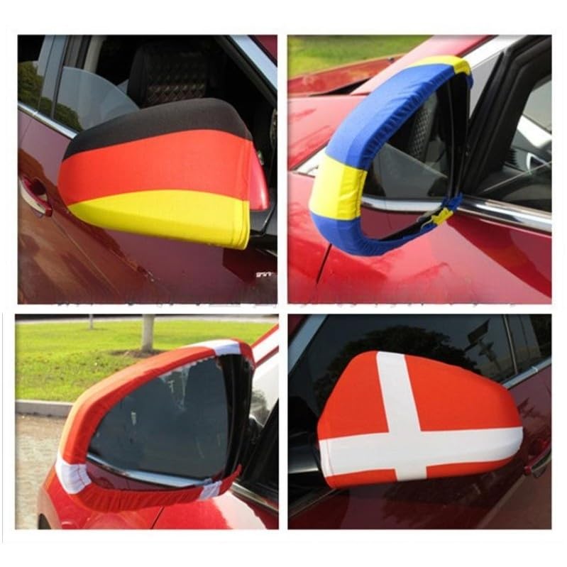 Colombia Flag Car Wing Mirror Covers - Standard Size
