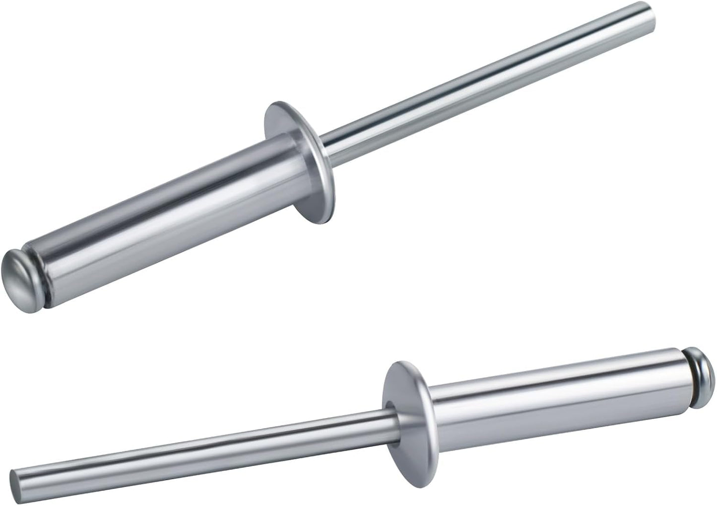 250 PCs 1/8'' x 1/2''Aluminum Blind Rivets, Pack of 250 CT 3.2mm x 13mm Pop Rivets with Aluminum Grip and Steel Mandrel