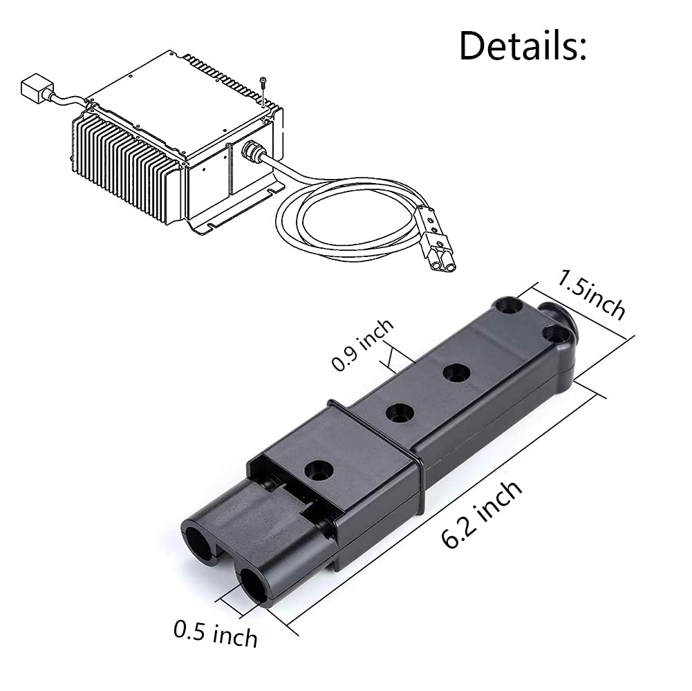 YESHINDA JR1-H235A-00 MAC Charger DC Plug Compatible with Yamaha G19/G22 48V Golf Carts
