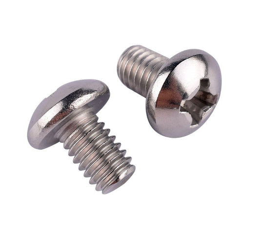 VAMUOEFL #10-32 x 1/2" Pan Head Phillips Machine Screw 304 Stainless Steel 18-8, UNF Fully Machine Thread, 40Pcs