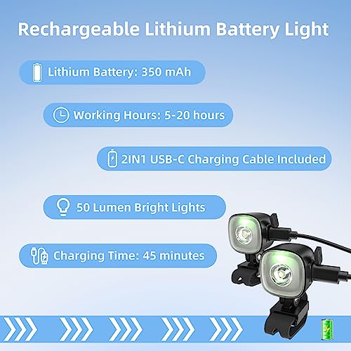 Rechargeable LED Shoe Lights for Night Walking - 1-LED Set